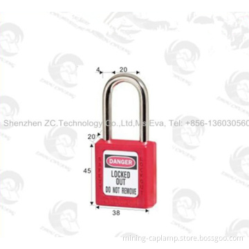ZC-G41 Stainless Steel Shackle Plastic Safety Lock